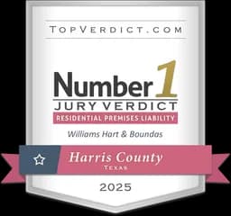 TopVerdict #1 Residential Premises Liability Verdict, Harris County 2025