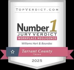TopVerdict #1 Workplace Negligence Verdict, Tarrant County 2025